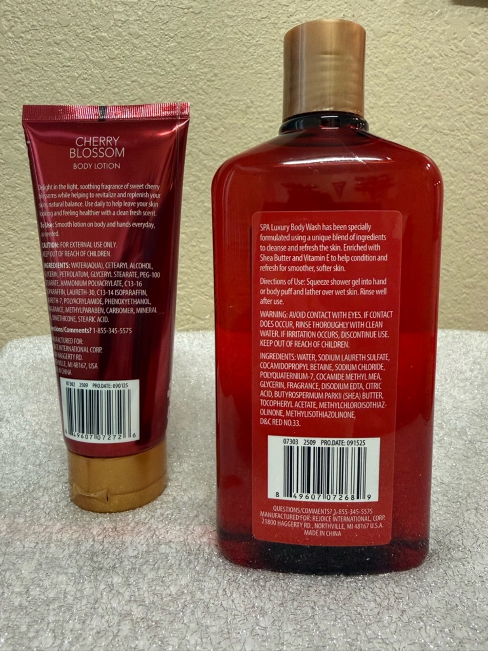 Cherry Blossom Body Wash & Lotion - Picture 2 of 2